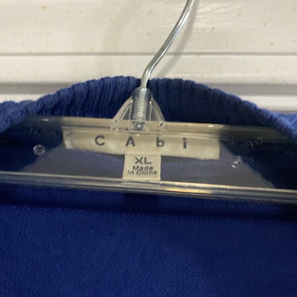 Cabi Royal blue sweater cardigan XL - Picture 2 of 3